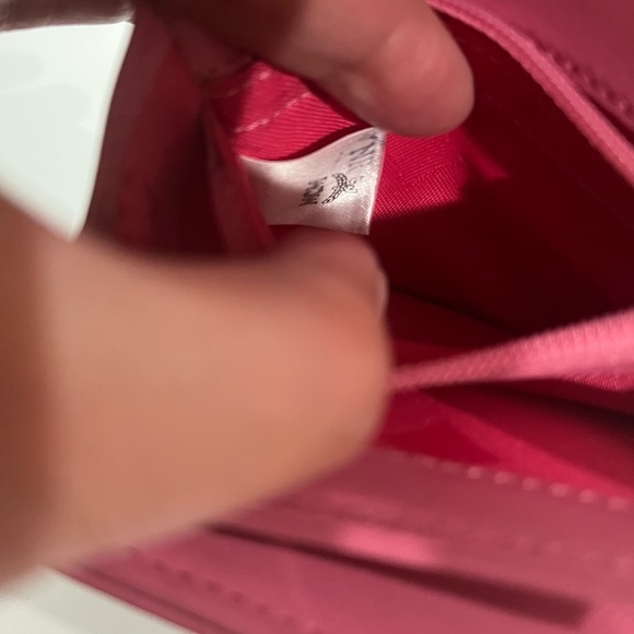 MCM White Visetos Small Trifold Wallet - Picture 12 of 14